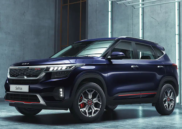 Is Kia Seltos facelift launch around the corner? 2022 Kia Seltos front quarter